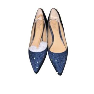 Women’s 6.5- Jewel Badgley Mischka Shoes- Dark Blue